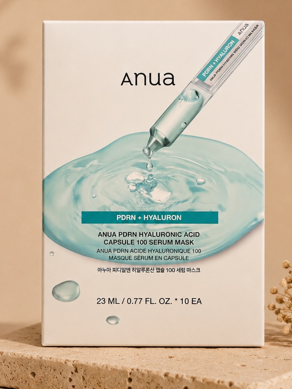 Anua PDRN Hyaluronic Acid 100 Capsule Serum Mask Korean Skincare 10 Pack
